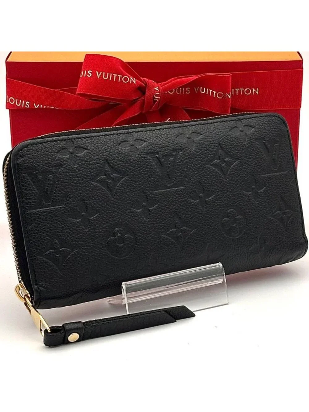 Louis Vuitton Wallet Zippy Monogram Empreinte Black